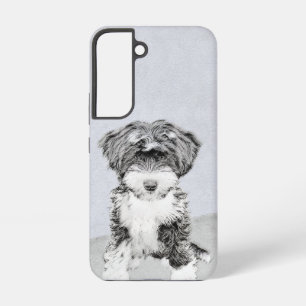 Tibetan Terrier Painting - Cute Original Dog Art Samsung Galaxy Hoesje