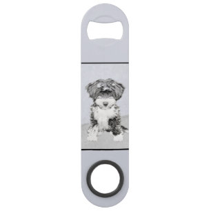 Tibetan Terrier Painting - Cute Original Dog Art Speed Flessenopener