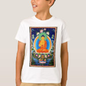 Tibetan Thangka Prabhutaratna Buddha T-shirt (Voorkant)