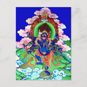 Tibetan Thangka Ucchusma Briefkaart