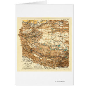 TibetCarte panoramiqueTibet