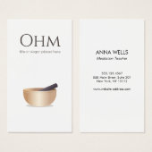 Tibetian Chanter Bowl guérisseur spirituel (Devant & derrière)