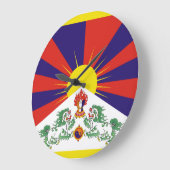 tibetvlag grote klok (Hoek)