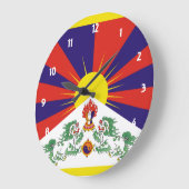 tibetvlag grote klok (Hoek)