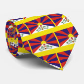 tibetvlag stropdas (Opgerold)