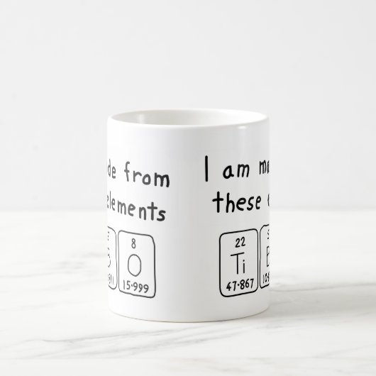 Tibo periodieke lijstnaam mok (Center)