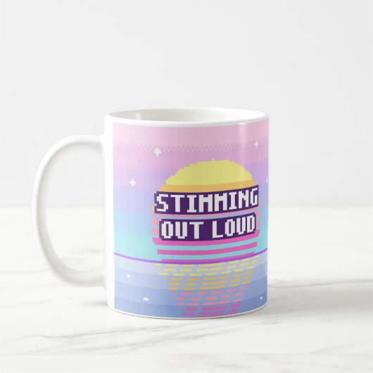 Tic Émotif Neurodivergent Pixel Mug (Gauche)