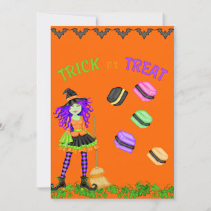 Tic Ou Treat Halloween Invitation