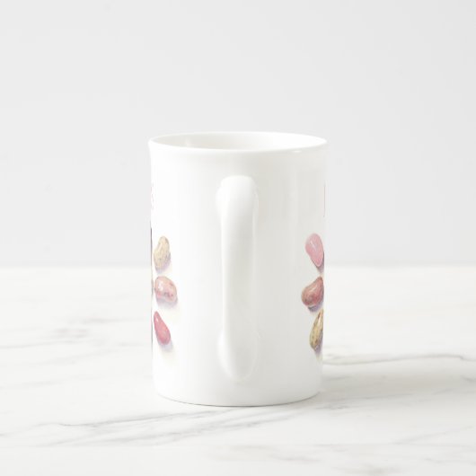 TIC TAC JELLY BEANS Bone China Mug + Texte (Dos)