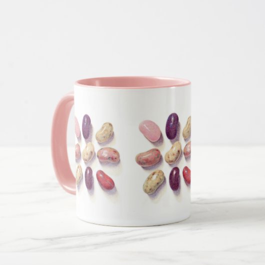 TIC TAC JELLY BEANS COMbo Combo Rose Mug (Devant gauche)