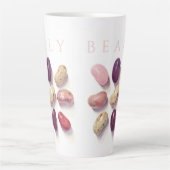 TIC TAC JELLY BEANS Grosse Mug en latte + Texte (Devant)