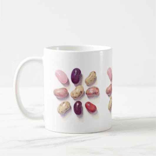 TIC TAC JELLY BEANS White Mug (Gauche)