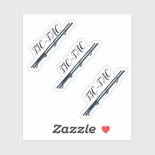 TIC-TAC-STICKERS STICKER (Vel)