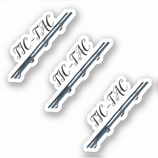 TIC-TAC-STICKERS STICKER (Voorkant)