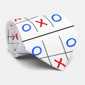 Tic tac-teen-patroon stropdas (Opgerold)