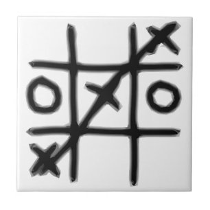 Tic Tac Toe - 3 in rij Tegeltje