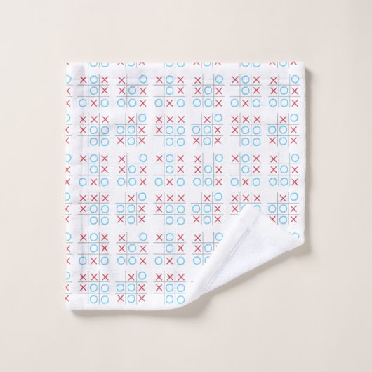 Tic Tac Toe Bad Handdoek (Wasdoekje)