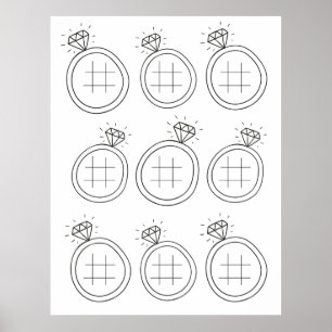 Tic Tac Toe Downloaden van weddenschap Pagina Acti Poster
