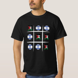 Tic Tac Toe Game Lover Gift voor Palestina T-shirt