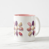 TIC TAC TOE JELLY BEANS Pink Mug à deux tons (Devant droit)