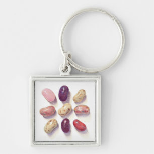 TIC TAC TOE JELLY BEANS Premium Square Sleutelhang Sleutelhanger