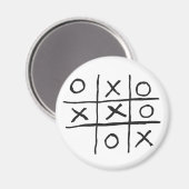 Tic-Tac-Toe Noughts en Crosses Magneet (Voorkant / Achterkant)
