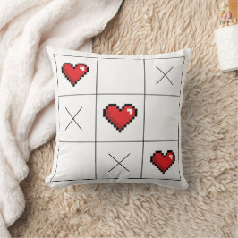 Tic-Tac-Toe of Love | Gamer Lover | Valentine's da Kussen