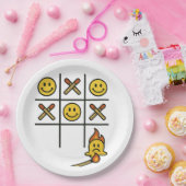 Tic Tac Toe Papieren Bordje (Feest)
