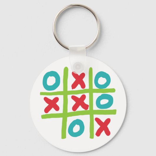 Tic-tac-toe Sleutelhanger (Voorkant)