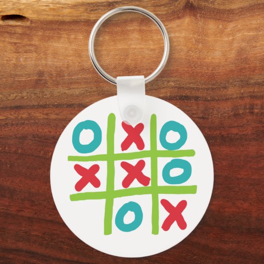 Tic-tac-toe Sleutelhanger (Voorkant)