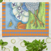 TIC TAC TOE TURQUIE MERCI SERVIETTE DE CUISINE OIS (Plié)