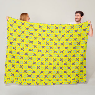 Tic Tack Toe Fleece Deken
