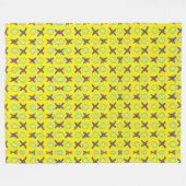 Tic Tack Toe Fleece Deken (Voorkant (Horizontaal))