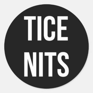 Tice Nits Ronde Sticker