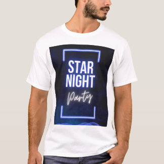 Tichert voor mannen nacht t-shirt