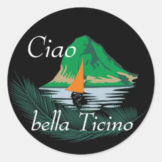 Ticino Schweiz Suisse Svizzera Svizra Aufkleber Ronde Sticker