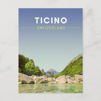 Ticino Zwitserland reizen Briefkaart