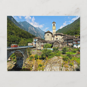 Ticino, Zwitserse landschapsfoto Briefkaart