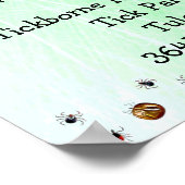 Tick Borne Infectielijst Lyme Awareness Poster (Hoek)