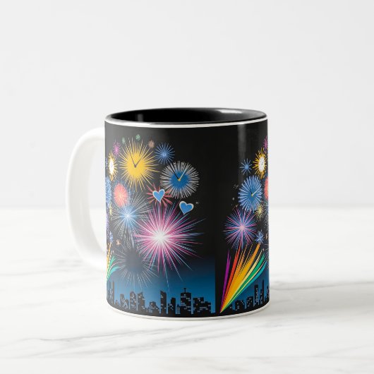 Tick Fireworks Mug (Devant gauche)