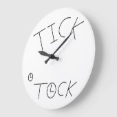 Tick tock grote klok (Hoek)