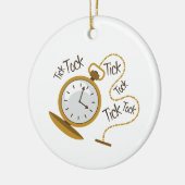 Tick Tock Keramisch Ornament (Links)
