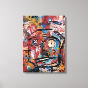 "Tick Tock" — Uitgebreide Canvas afdrukken