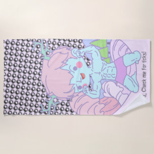 Tick Towel! 2019 Fire Island Design Strandlaken