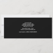 Ticket 21st Birthday Party Invitations Paars Kaart (Achterkant)