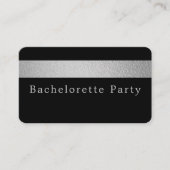Ticket de la fête de Bachelorette, bande d'huile d (Devant)