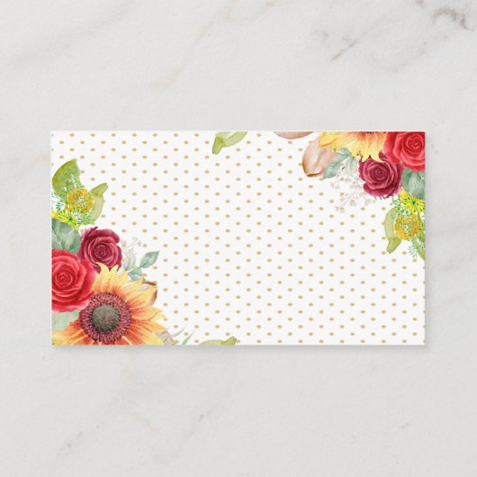 Ticket de rabat à l'éléphant de tournesol (Dos)