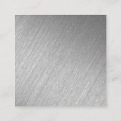 Ticket de soirée de fiançailles à feuille d'argent (Dos)