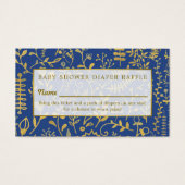 Ticket de tombola Bohème Doré, Fleur Diaper (Devant)