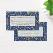 Ticket de tombola Boho or, floral (Bureau)